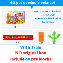 Load image into Gallery viewer, Automatic Domino Brick Laying Toy Train Car with sound light Elevator Springboard Bridge Catapult dominoes Set gift for Children