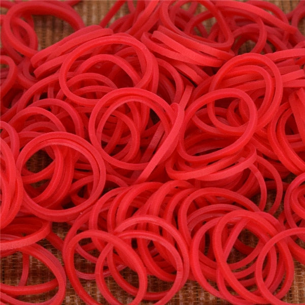 Diy toys rubber bands bracelet for kids or hair rubber loom bands refi –  Flame Woman